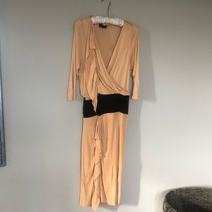 La Perla Wrap Style Ruffle Dress Size 44